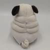 Dog Simulation Animal Model Plush Toy Sand Sculpture Puppy Funny Plush Pug Dog