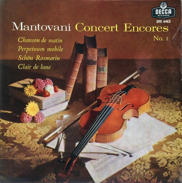 

7inch Record MANTOVANI & HIS ORCHESTRA - Concert Encores DFE6462 Decca 1958 UK Classical Used