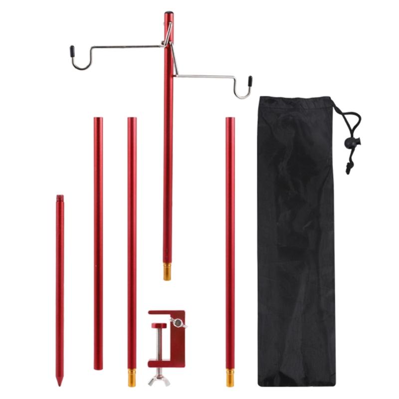 Folding Table Light Stand Camping Lamp Stand Detachable Lamp Holder Outdoor Light Holder Tent Light Stand Enduring