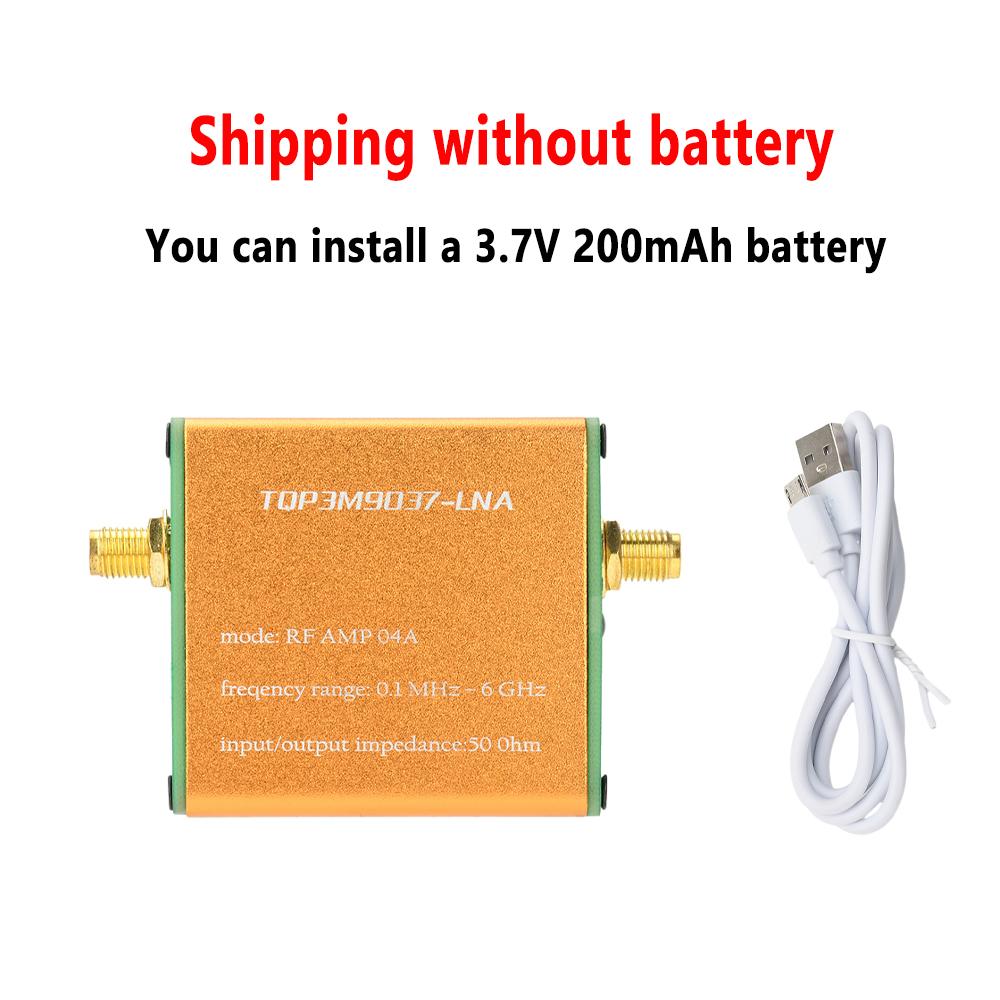 

100k-6GHz Full Band Low Noise Flow Gold Signal Amplifier TQP3M9037-LNA Radio Signal Enhancer 20dB Gain Output IP3 Up To+35dBm