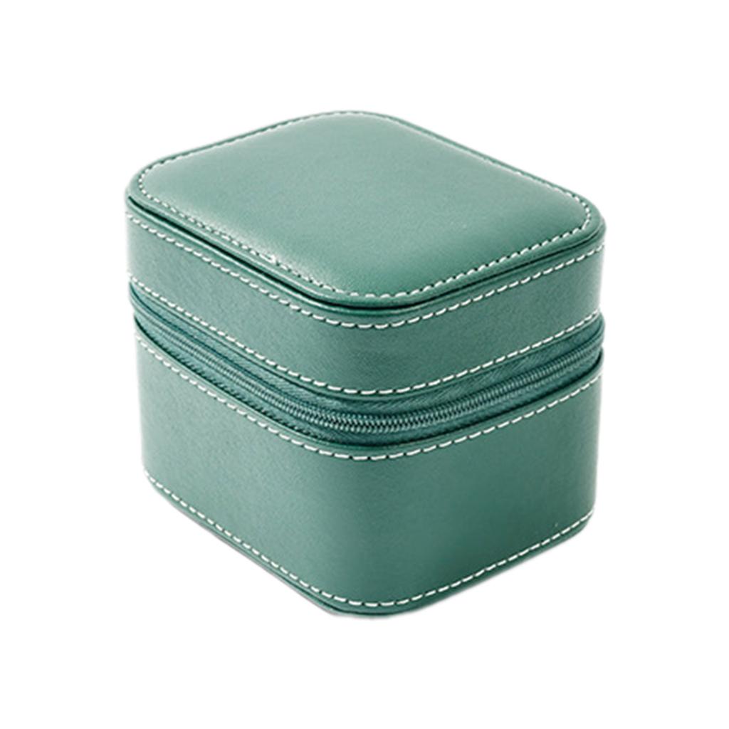 Portable Jewelry Case Portable Single Watch Storage Box with Zipper Closure Stylish Watch Travel Holder for Men Women
