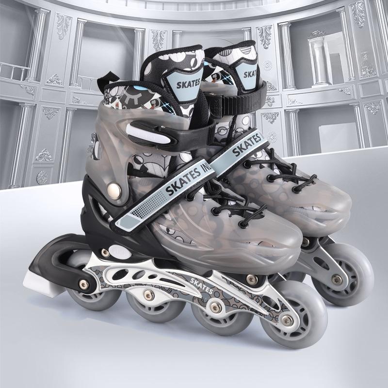 Patinaj cu role inline profesional pentru copii, începători, bărbați și femei, adulți, carcasă dură, patine cu role de protecție pentru patinaj