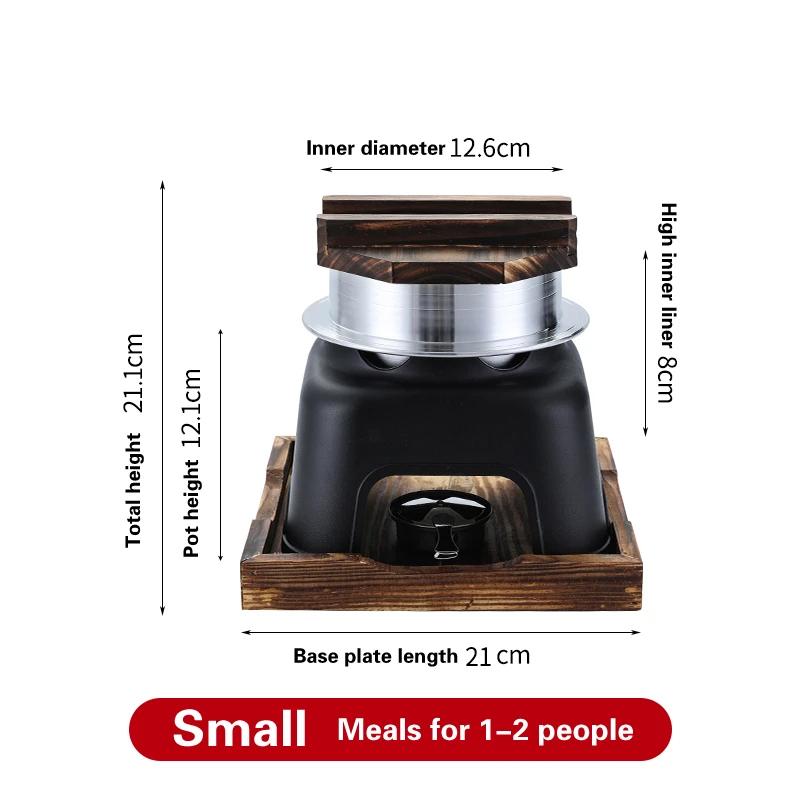 

Алкоголь небольшой антипригарный пароварка японский ресторан алюминиевая кастрюля коммерческая кастрюля таджин японская кухня на открытом воздухе горшок улун