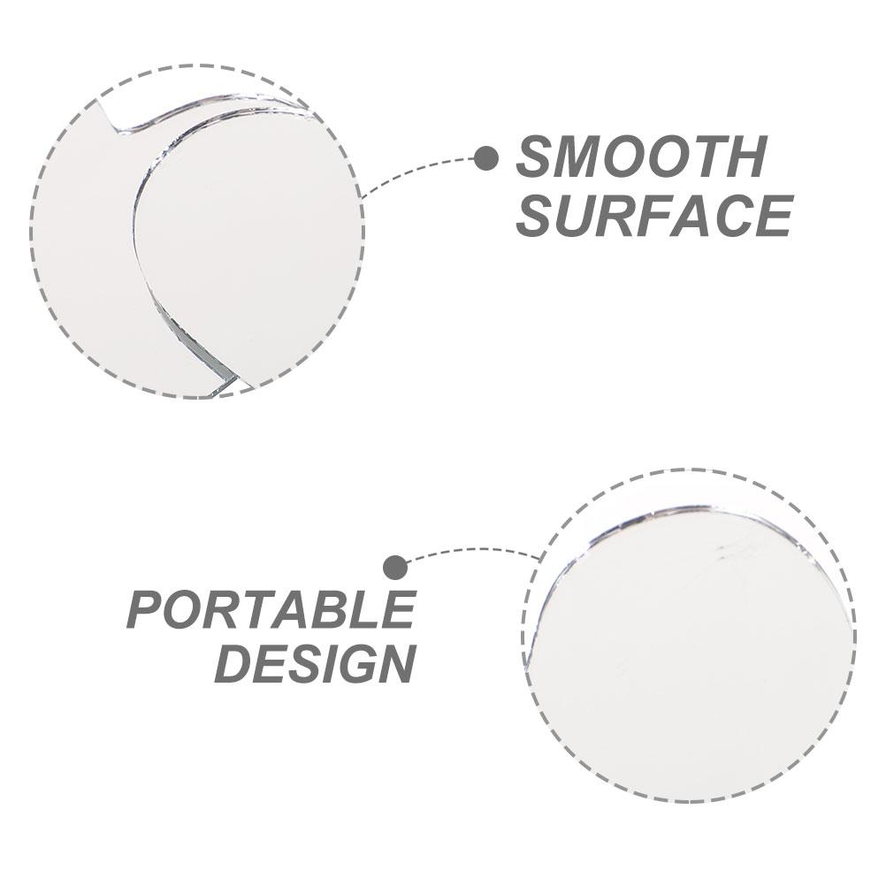 10 sztuk Lusterko w kształcie serca Małe szklane lusterko Do trwałych lusterek do makijażu DIY Toaletka Narzędzie do pielęgnacji skóry Kompaktowe Dekoracyjne