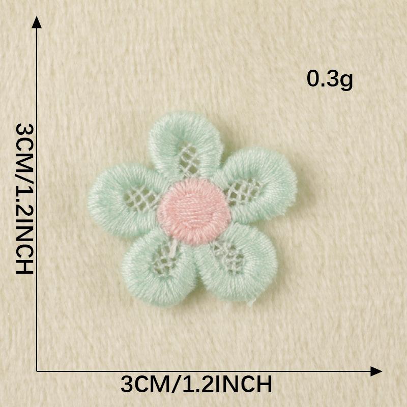 Embroidery Label Cartoon Flower Embroidery Sticker Diy Hand Account Accessories Accessories Patch Brooch Jewelry Hair Accessories Cloth Sticker
