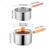 Narzędzia do smażenia, pieczenia, ciast Koreańskie naczynia kuchenne do kurczaka Garnek do frytkownicy ze stali nierdzewnej 304 z sitkiem