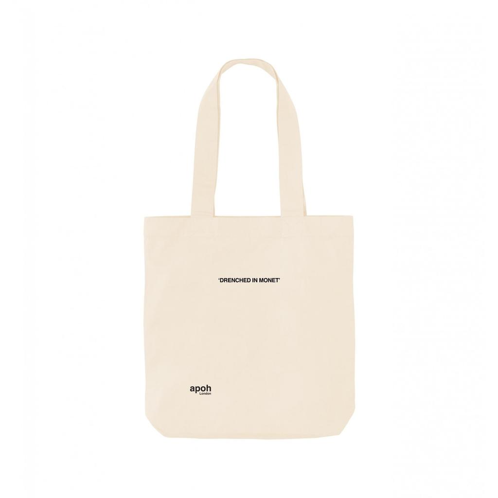 Apoh Drenched In Monet Slogan Tote Bag