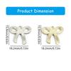 100Pcs Butterfly Knot Hairpiece Accessories Bowknot Pendant for Bracelet Necklace Clothing Embellishment for Daily Use