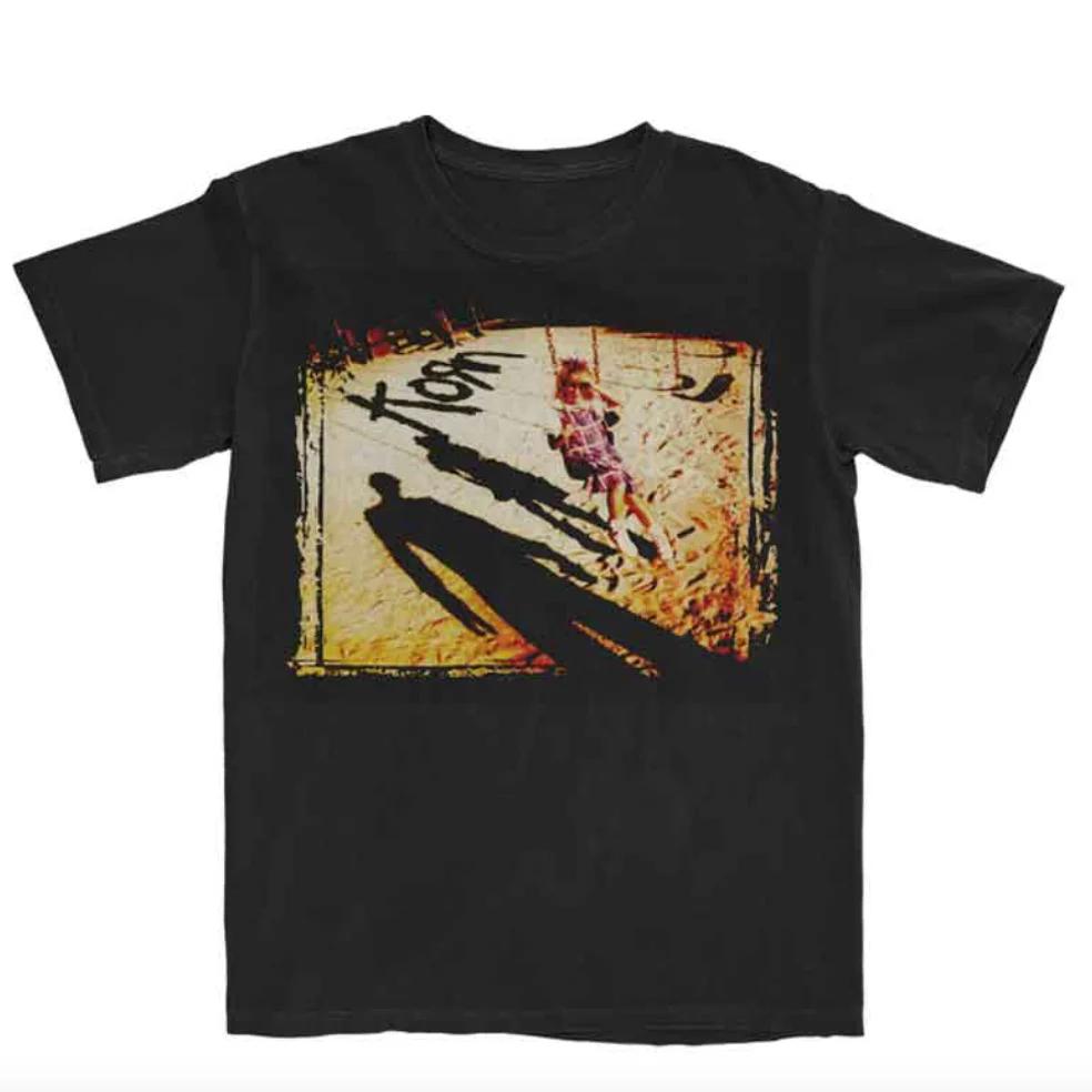 Korn Self Titled Album Cover Casual TShirt Mens and Womens Luxury Brand Top 2026