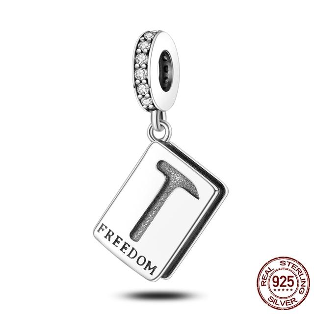 Earphone Travel Shopping Handbag Dangle Charm Silver Color Beads Fit Fashion Original Charm Bracelet Pendant DIY Jewelry Making