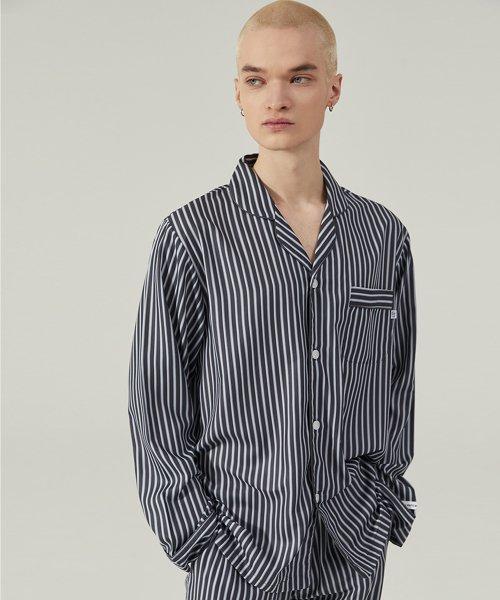 

[Sleepy cat] New York Pin Stripe Pajamas 3C [Shipped from Korea] 100% Authentic Blue