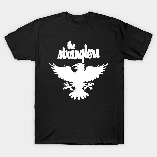 

Men Black Print T-shirt The Stranglers 5 No-Cut Transfer Paper Print Cotton Tshirt S чорний