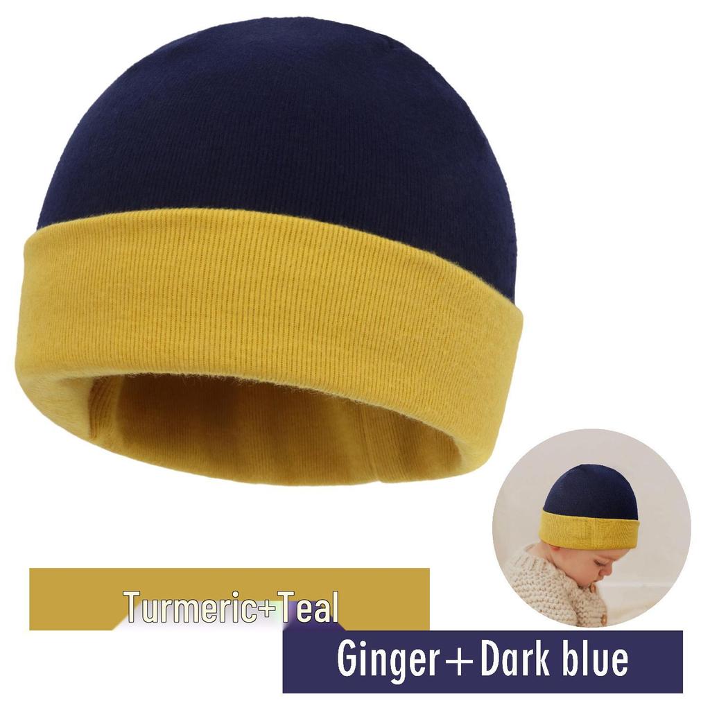 Matching Color Brushed Cap for Newborns: Spring, Autumn & Winter Styles, Double Size, 28 Colors