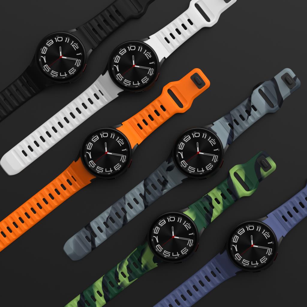 Silicone Band for Samsung Galaxy Watch 7 5 6 4 Classic 5 Pro 44mm 40mm 47mm 43mm 46mm 45mm Bracelet Galaxy Watch6 Watch4 Strap