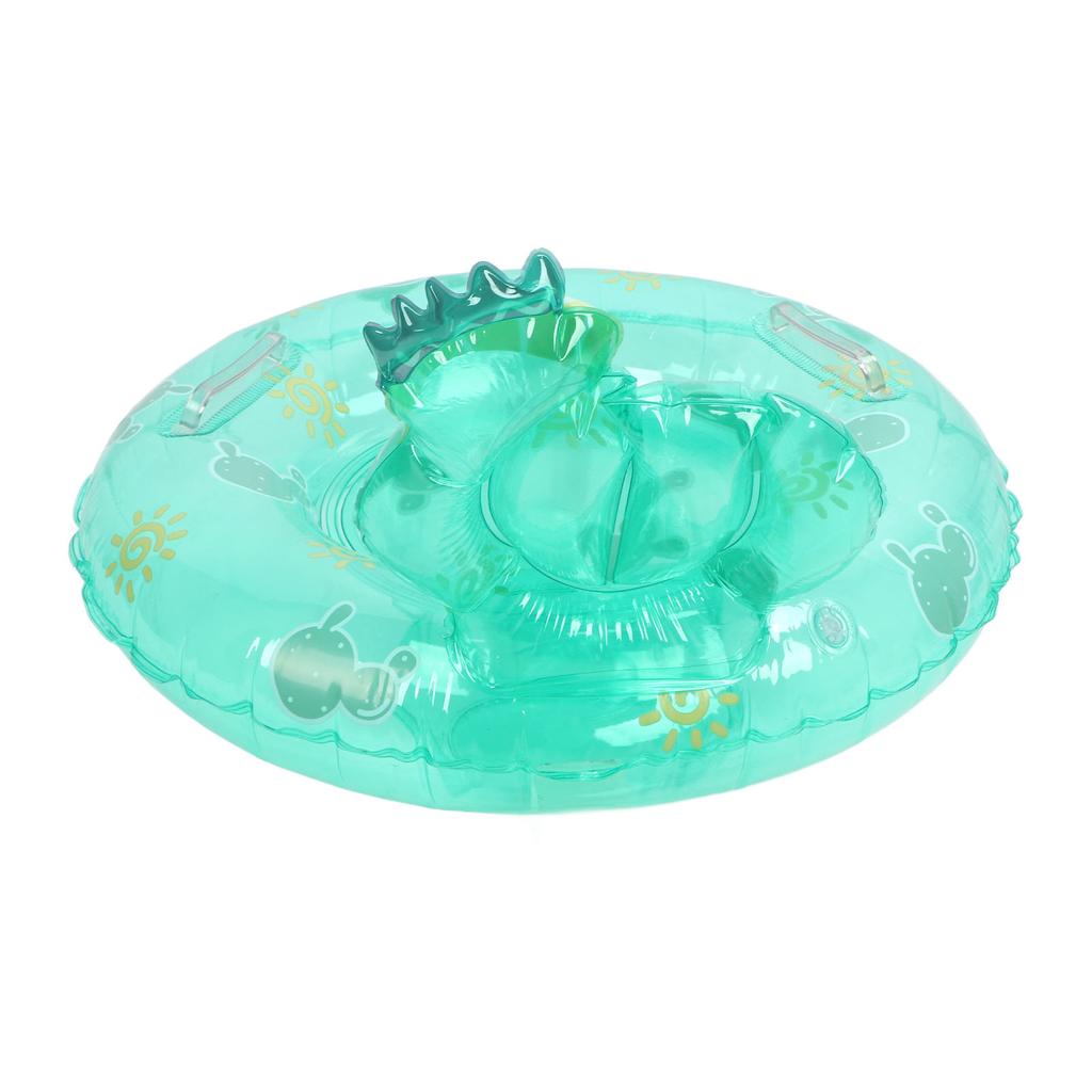 Kinder PVC Süßer Grüner Kaktus Schwimmring Kind Aufblasbarer Schwimmbecken Schwimmring mit Sitz Doppelgriff