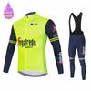 Thermische Fleece-Radtrikot-Sets für Herren, Warme Mountainbike-Kleidung, Rennradbekleidung, Anzug, Winter, 2026 Pro