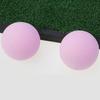 2 Stück 60mm Elastische Einfarbige EVA Golf Übungsbälle für Outdoor-Sportarten