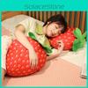 Large Strawberry Plush Pillow For Girls Ins Style Fruit Cushion Toy