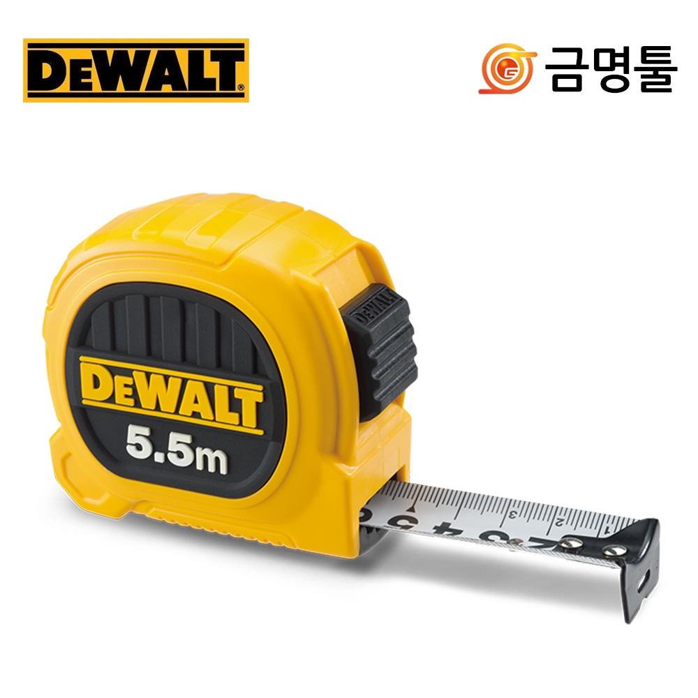 

Dewalt DWHT36333L Duo Компактная рулетка 5,5 м, 25 мм, двухсторонняя лента, рамка из АБС-пластика
