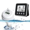 Wireless Floating Digital Thermometer Waterproof Digital Pool Thermometer with Indoor Display for Spa Plunge Pools Aquarium Pond