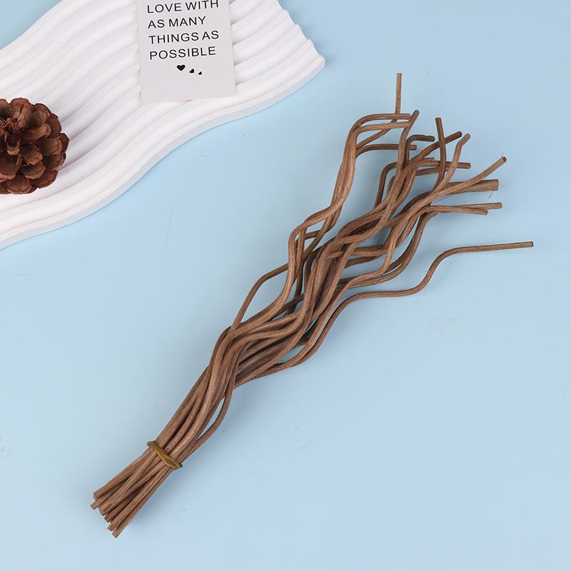 20 Buc. Bețișoare Difuzor Lungi Ondulate Aromă Rattan Reed Difuzor Parfum Rezervă de Schimb Bețișor Odorizant de Aer Artizanat Parfumat pentru Casă