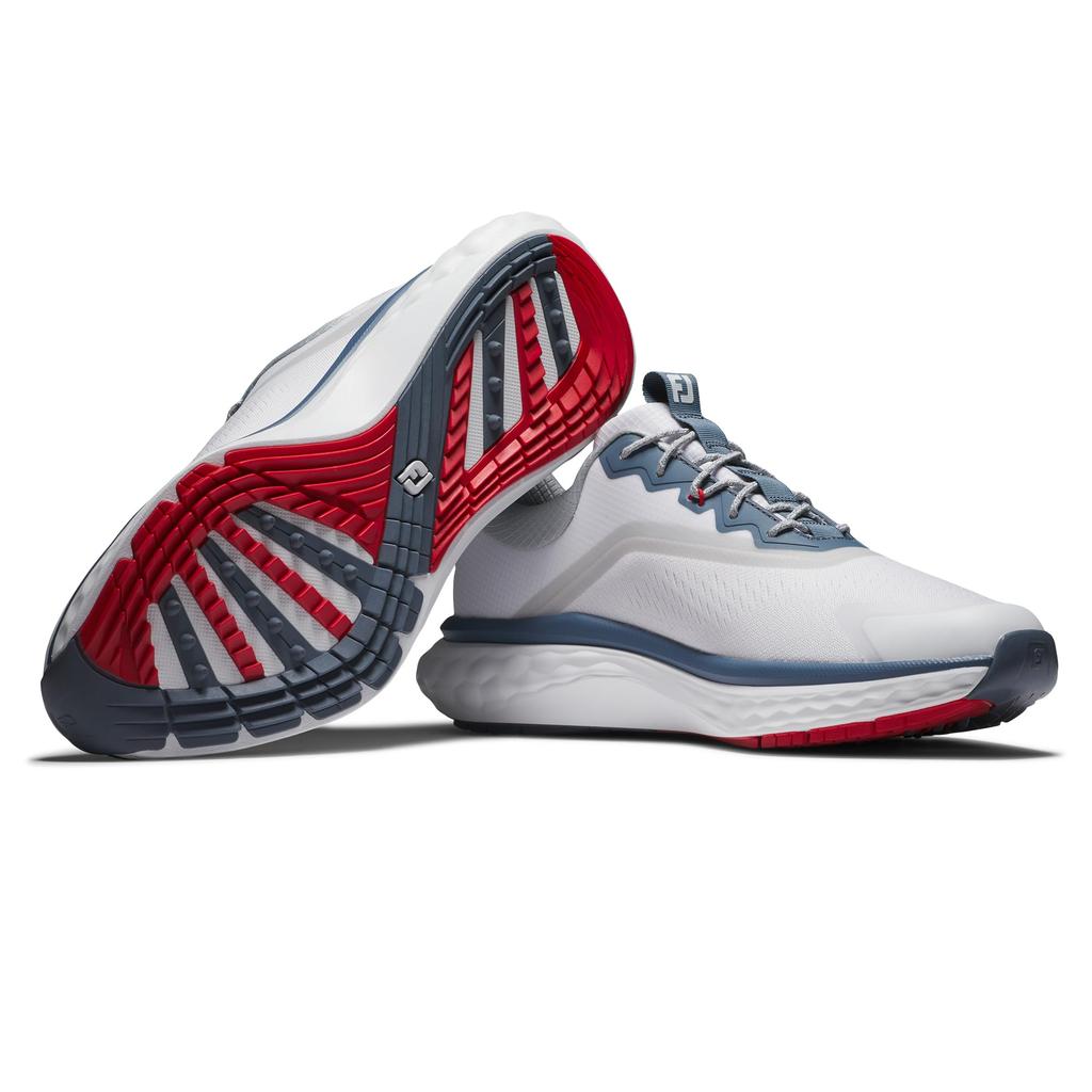 FootJoy Golf Shoes FJ Quantum Laced Cm 3E Men's White/Blue 27.0