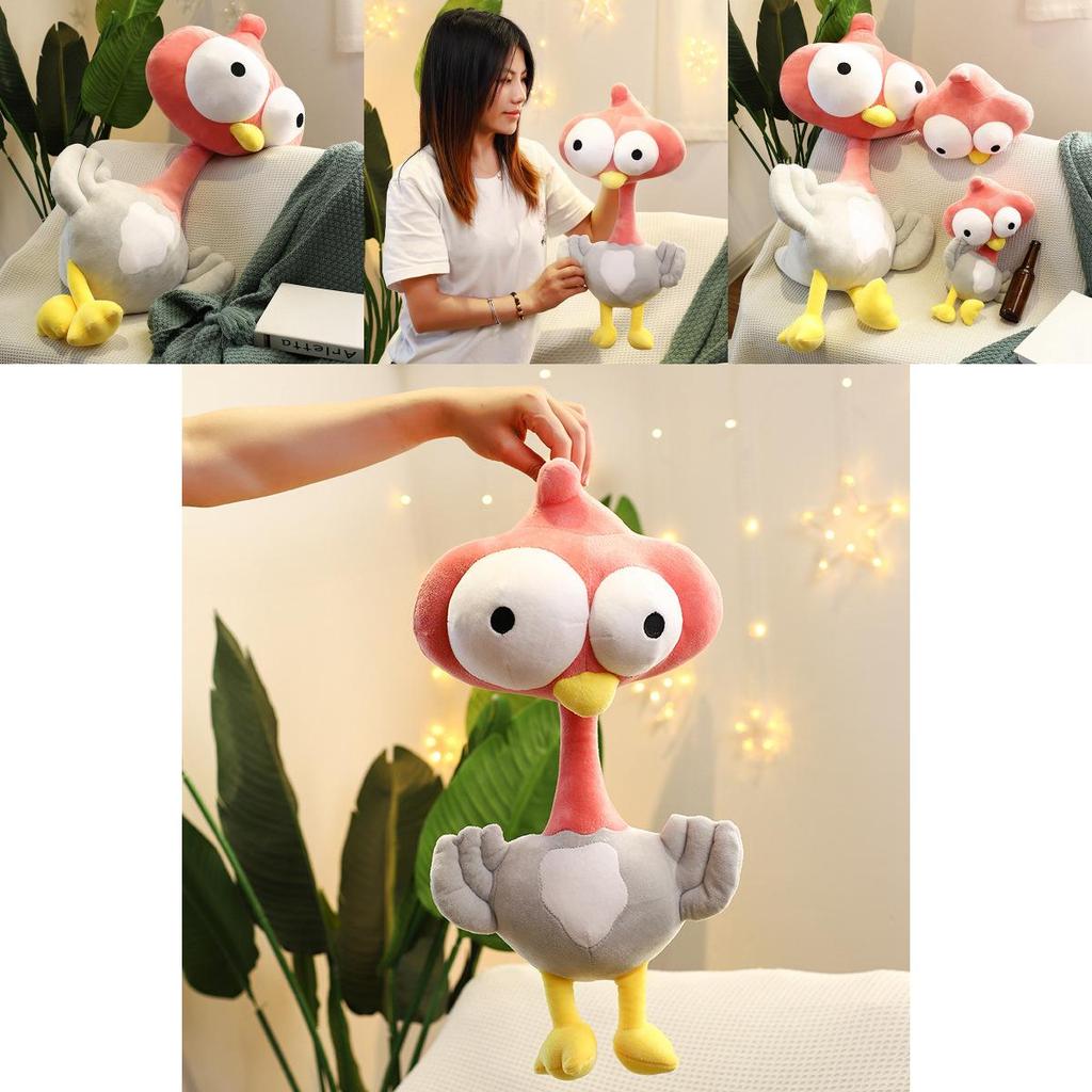Hilarious Ostrich Plushie With Big Eyes Soft And Cuddly Gift For Kids And Graduates
