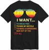 I Want It All To Break Free T-Shirt Beautiful Birthday Holidays Break Gift Top