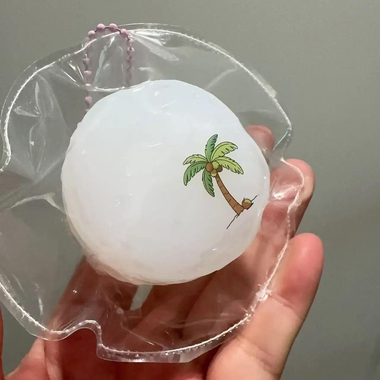 Coconut juice tree handmade pinch music decompression vent toy coconut juice modeling creative pinch music