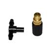 brass misting nozzle brass hose nozzles Water sprayers Drip barbed 1/4"Connector Garden watering sprinklers 6pcs