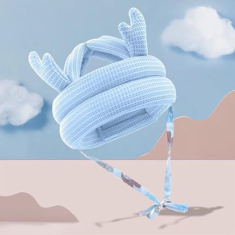 

Дитяча подушка для захисту голови від падінь, Дитина вчиться ходити, Дитячий захисний шолом для малюків від ударів синій