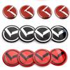 60mm 4PCS Car Wheel Center Hub Sticker Accessories for KIA K7 K9 K2 K3 K5 KX3 Rio Sportage Sorento Ceed RIO Soul Stinger BV3
