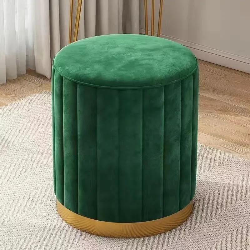 Makeup Stools Light Luxury Round Stools Chairs Bedrooms Sofas Side Stools Dressing Stool Vanity Ottomans Storage Bench