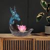 Backflow -Weihma -Brenner Waterfall Lotus -Censer -desktisch Sticken Stick Inanizable Grauch Holder