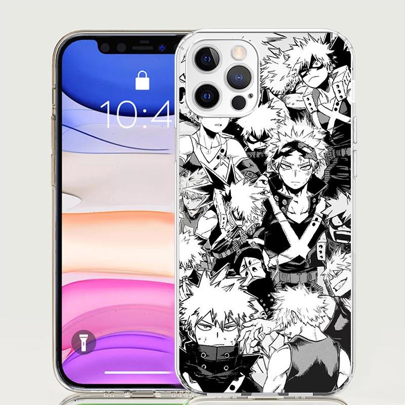 Bakugou Katsuki MHA My Hero Phone Case For iPhone 17 Air 16 15 Plus 11 14 Pro Max 13 Mini 12 7 8 + SE Pattern Art Customized Cov