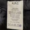 A.P.C. Charcoal Harris Tweet Double Coat coat XS grayUsed