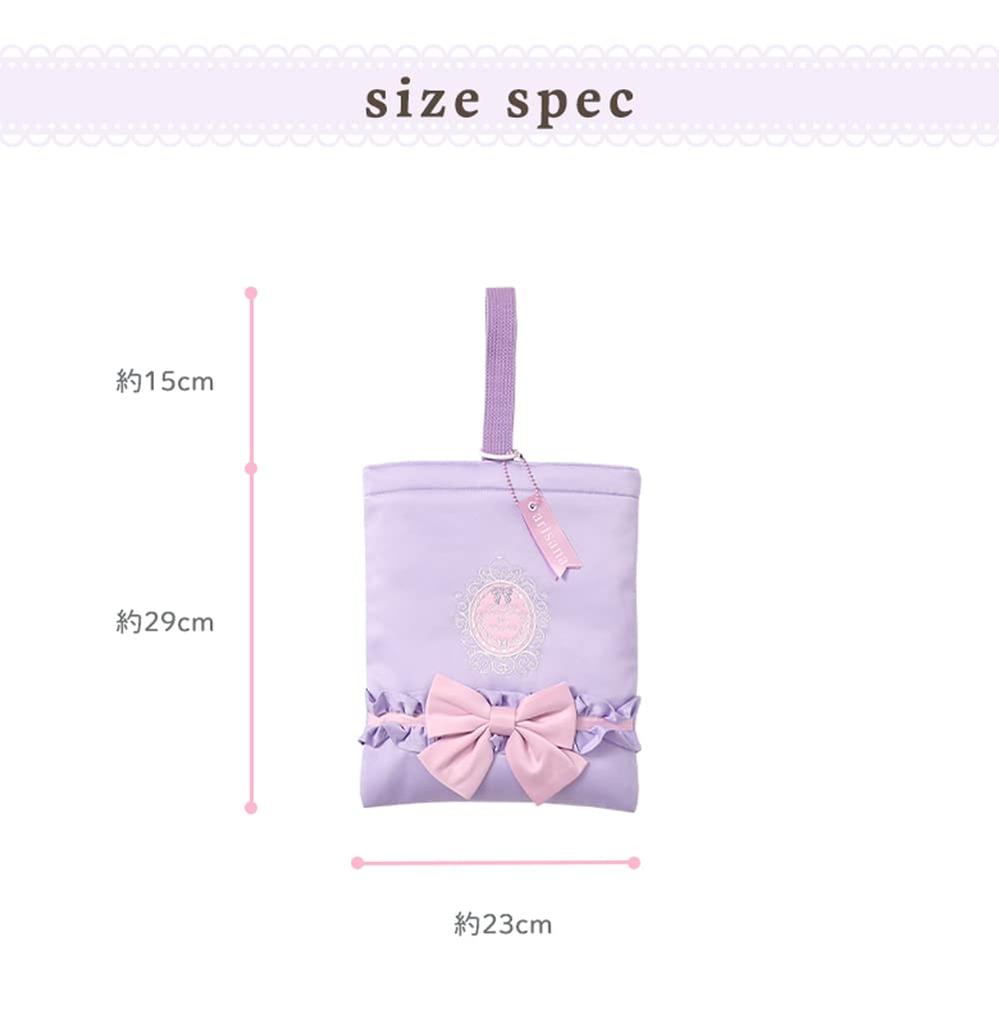 [Arisana] Arisana Kids' Shoe Bag, Girls' Shoe Case, Indoor Shoe Bag, Pink
