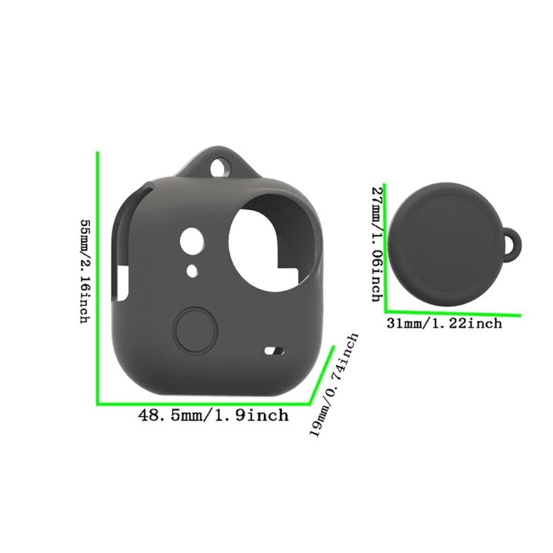 Flexible Silicone Thumb Grip For Mini Action Cameras Nonslip Design Lightweight Protective Cover Multiple Color Option