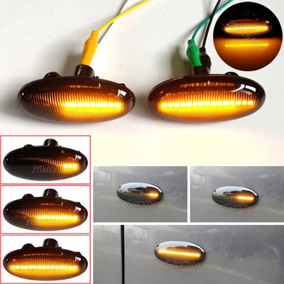 Modern Styling LED Side Indicator Repeater Turn Signal Blinker for Mazda 2 3 5 6 GG GY MPS BT-50 MPV Smoked Clear Dynamic Lights