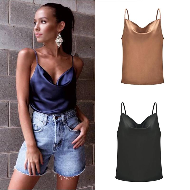 

Топы, жилет, рубашки, фея, гранж, женские шелковые атласные майки, майка для женщин, женская одежда, бретелька на бретелях, летняя сексуальная