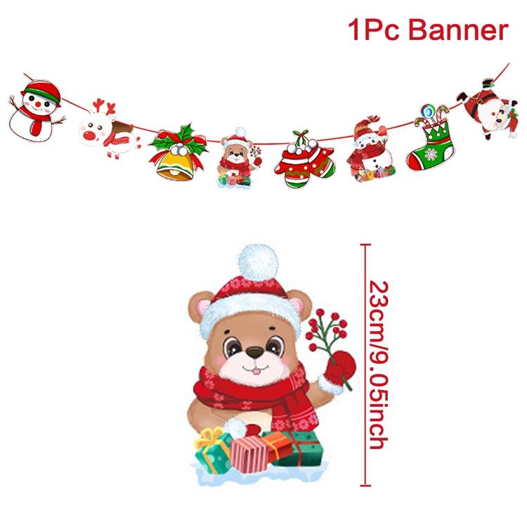 Christmas Banner 2025 Merry Christmas Decorations for Home Garland Santa Claus Navidad Natal Xmas Gift Noel Decor New Year 2025
