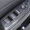 Honda Fit Generation GR Interior Door Window Button Switch Panel Covers and Garnishes Carbon Fiber (4th Series) (Black Finish)