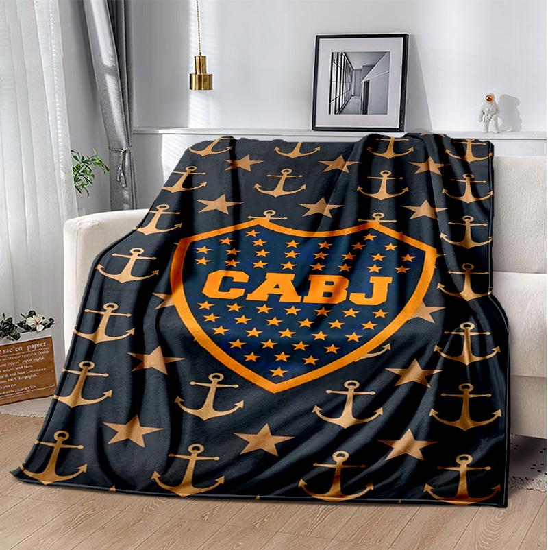 Cabj Flannel Blanket Soft Warm All-Season Throw, Design for Camping, Car Travel, Hiking Sofa, Bed, Office Perfect Gift for Parties