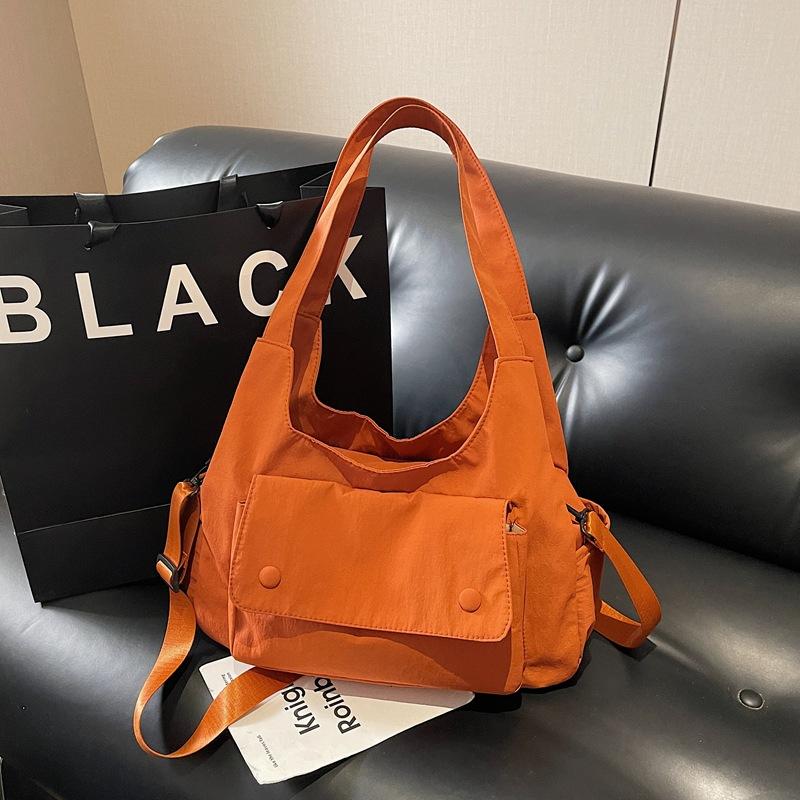 New Korean Style Women s Crossbody Bag Simple Versatile Commuter Tote Large Capacity Travel Storage Shoulder Bag