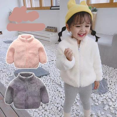 Rosa Mädchenjacken Herbstmantel Winter Thermofleecejacke Kinder Kinder Mäntel Warme Oberbekleidung