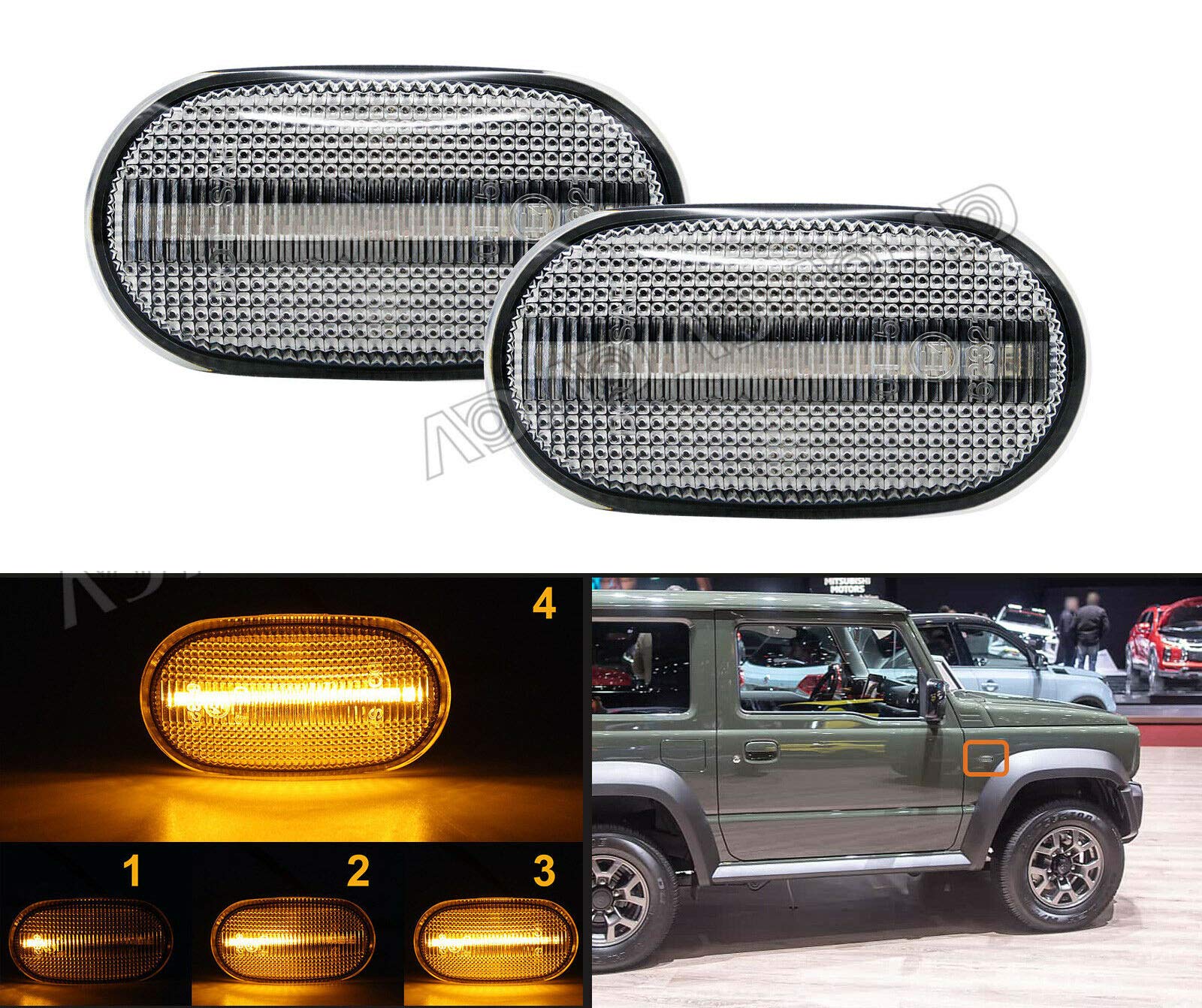 Suzuki Jimny Sierra Lapin Carry Truck Flowing Turn Signal Sequential