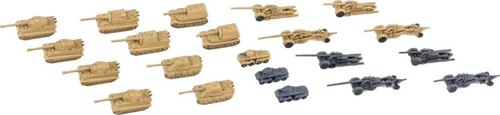 MI Series WW2 German Military Vehicle Set Metal Super Heavy Tank Maus Plastic Model Kit MI11SP Pit-Road 1/700 3 & E-100 (1 Each)