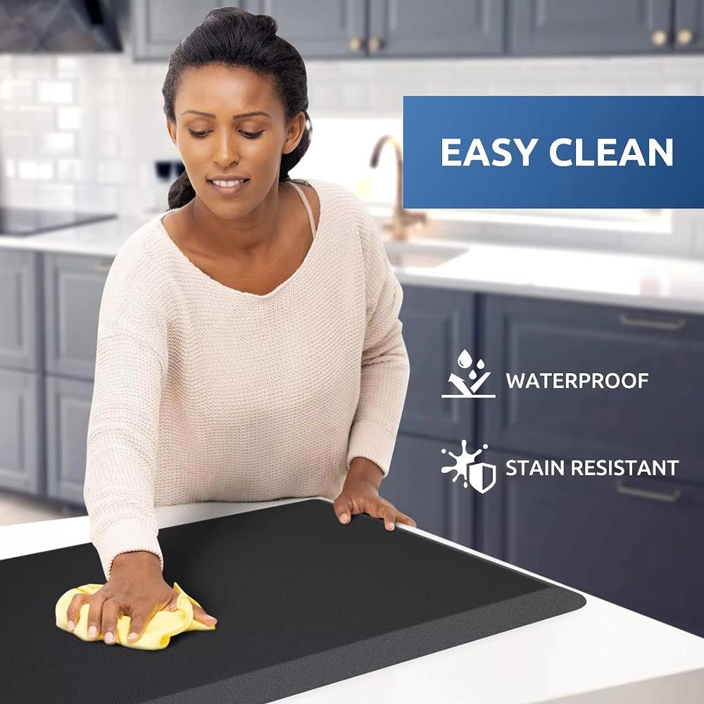 Non Slip Kitchen Rug Anti Fatigue Floor Mats Household Kitchen Standing Mat  Bathroom