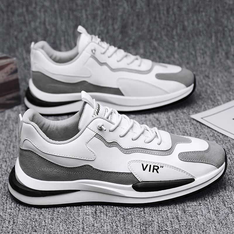 

Распродажа мужской обуви, новый весенний тренд, повседневная спортивная обувь для бега, мужская нескользящая мягкая подошва, кроссовки для бега Forrest Gump, осень 39 белый