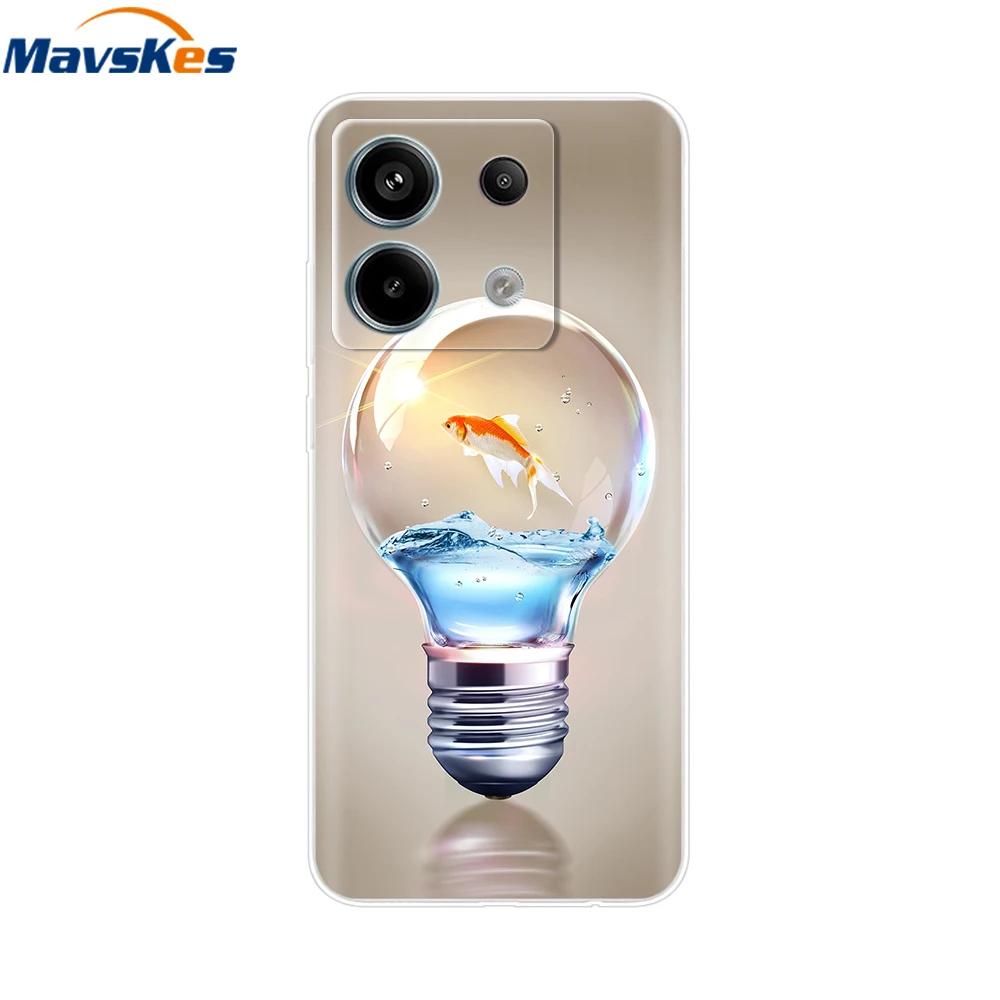Etui do Xiaomi Redmi Note 13 Pro 5G Urocze Serduszko Miłości Silikonowe Miękkie Pokrowiec na Telefon Dla Redmi Note 13 5G Coque Etui Redmi Note13 Przezroczyste